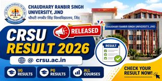 CRSU Result 2026 (Released) @crsu.ac.in : Check UG, PG, Result