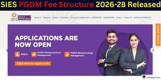 SIES PGDM Fee Structure 2026-28 Released at siessbs.edu.in, Check Details Here