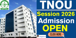 TNOU Admission 2026 Opens