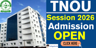 TNOU Admission Open for Session 2026; Check Tentative Schedule & Fees Here