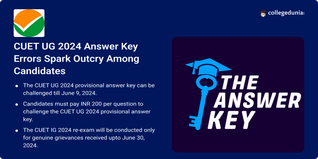 CUET UG 2024 Answer Key Errors Spark Outcry Among Candidates, Objection Window to Close on July 9