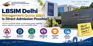 LBSIM Delhi Management Quota 2027: Is Direct Admission Possible?