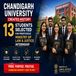Chandigarh University Creates History with 13 Students Selected for Prestigious Ministry of Law & Justice Internship