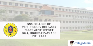 SNS College of Technology Releases Placement Report 2024; Highest package INR 19 LPA