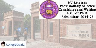 DU Releases Provisionally Selected Candidates and Waiting List For Ph.D. Admissions 2024-25