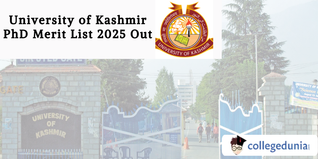 University of Kashmir PhD Merit List 2025 Out; Check Results Here