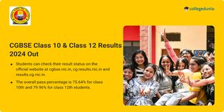 CGBSE Class 10 & Class 12 Results 2024 Out; Check Toppers List & Direct Link Here