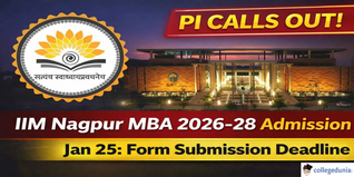 IIM Nagpur PI Calls For MBA 2026–28 Released; Shortlisted Candidates Must Submit Form by Jan 25