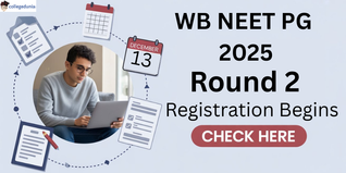 WB NEET PG 2025 Round 2 Registration Begins; Apply Online Till December 13