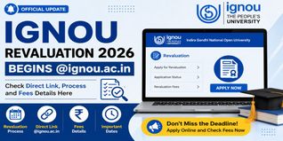 IGNOU Revaluation 2026 Begins @ignou.ac.in; Check Direct Link  and Fees here