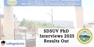 SDSUV PhD Interviews 2025 Results Out; Check Details Here