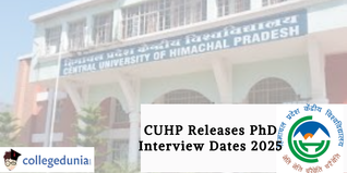 CUHP Releases PhD Interview Dates 2025; Check Details Here