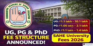SAHE University Releases Fee Structure for Session 2026; Check Course-Wise Details Here