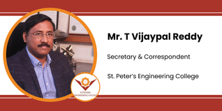 St. Peter’s Engineering College, Secretary & Correspondent: Mr. T Vijaypal Reddy Interview