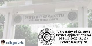 University of Calcutta Invites Applications for M.Phil. 2025; Apply Before January 28