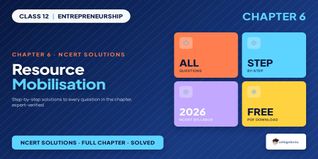 Class 12 Entrepreneurship Chapter 6 NCERT Solutions 2026-27