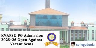 KVAFSU PG Admission 2025-26 Open Against Vacant Seats; Check Details Here!