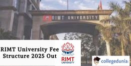 RIMT University Fee Structure 2025