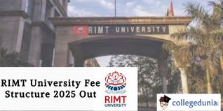 RIMT University Fee Structure 2025 Out; Check Details Here