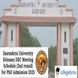 Saurashtra University Releases DRC Meeting Schedule (2nd round) for PhD Admission 2025; Check Details Here