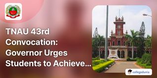 TNAU 43rd Convocation: Governor Urges Students to Achieve 175 Annual Patents