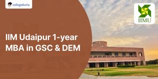 IIM Udaipur Invites Applications for 1-year MBA in Global Supply Chain And Digital Enterprise Management, Check Details Here