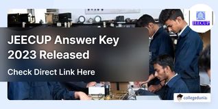 JEECUP Answer Key 2023 Released @jeecup.admissions.nic.in; Check Direct Link Here