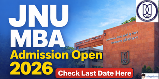 JNU MBA Admission Begins for Session 2026; Applications Close on March 31