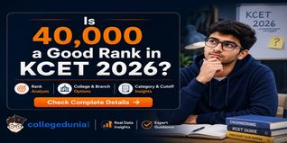 Is 40,000 a good rank in KCET 2026?