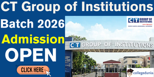CT Group of Institutions Opens Admission for Session 2026; Apply @ctgroup.in