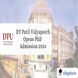 DY Patil Vidyapeeth Opens PhD Admission 2024; Apply by December 14