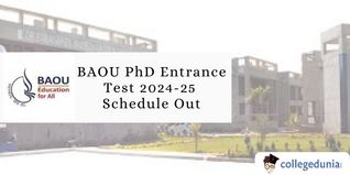BAOU PhD Entrance Test 2024-25 Schedule Out; Check Details Here