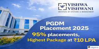 VVISM PGDM Placement Report 2025 Released; 95% Placements, Highest Package at INR 10 LPA