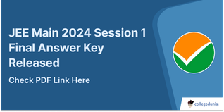 JEE Main 2024 Session 1 Final Answer Key Released; Check PDF Link Here