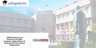IIHMR Releases Fee Structure for MBA Program, Apply Before 28 February for First Mover Registration