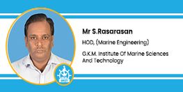 Interview Mr S Rasarasan HOD Marine Engineering at GKM Institute Of Marine Sciences And Technology Chennai