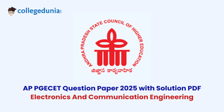 AP PGECET Question Paper 2025 (Available) : Download Electronics And Communication Question Paper with Solution PDF