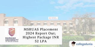 MSRUAS Placement 2024 Report Out; Highest Package INR 52 LPA
