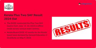 Kerala Plus Two SAY Result 2024 Out @keralaresults.nic.in; Check Direct Link Here