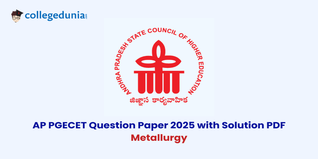AP PGECET Question Paper 2025 (Available): Download Metallurgy Question Paper with Solution PDF