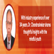 With industry experience of over 34 years, Dr. Chandrashekar shares thoughtful insights with the mindful youth