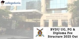 BVDU UG, PG & Diploma Fee Structure 2025 Out; Check Complete Breakdown Here