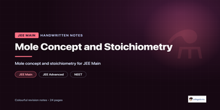 JEE Main Mole Concept Handwritten Notes PDF Download 2026