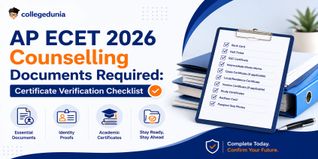 AP ECET 2026 Counselling Documents Required: Certificate Verification Checklist