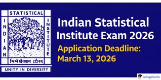Indian Statistical Institute Exam 2026 Registration Begins, Apply by March 13; Exam Scheduled on May 10