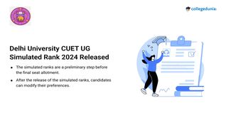 Delhi University CUET UG Simulated Rank 2024 Out @ugadmission.uod.ac.in; Direct Link Here