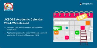 JKBOSE Academic Calendar 2024-25 Released; Check JK Board 10th, 12th Exams Dates 2025 Here