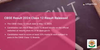 CBSE Result 2024 Class 12 Result Out @results.cbse.nic.in; Check Direct Link Here