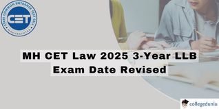 MH CET Law 2025: Exam Date Revised for 3-year LLB CET