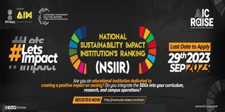 National Sustainability Impact Institution's Ranking (NSIIR) organised by AIC Raise